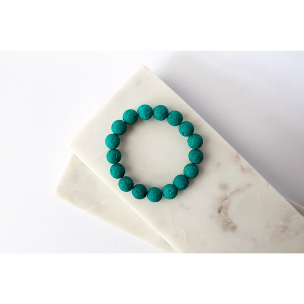 Apyrankė iš žalios lavos akmens