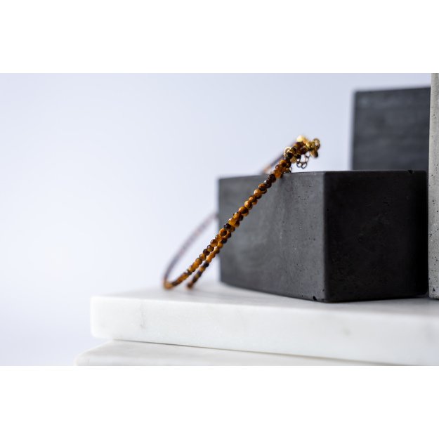 Vėrinys iš citrino akmenukų 1