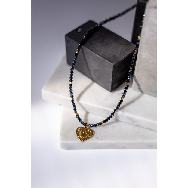 Stiklo kristalų vėrinys