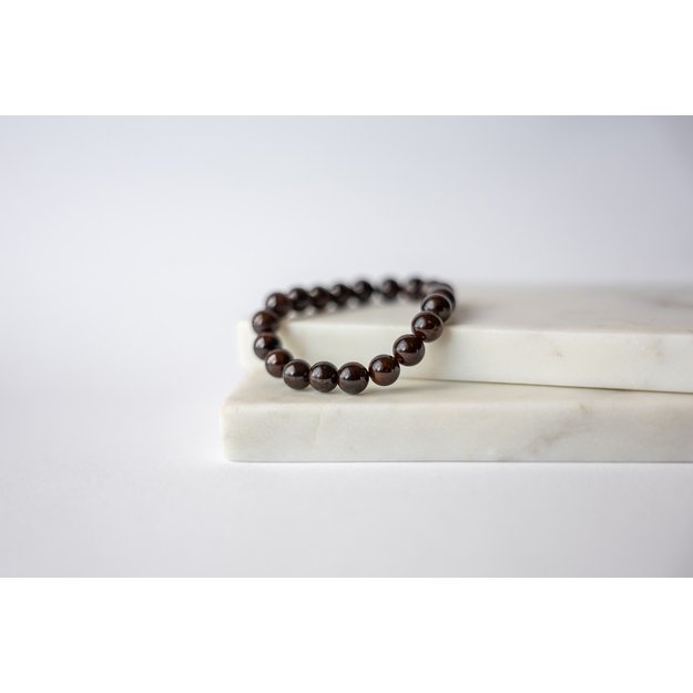 Apyrankė iš granato akmens 8mm 1