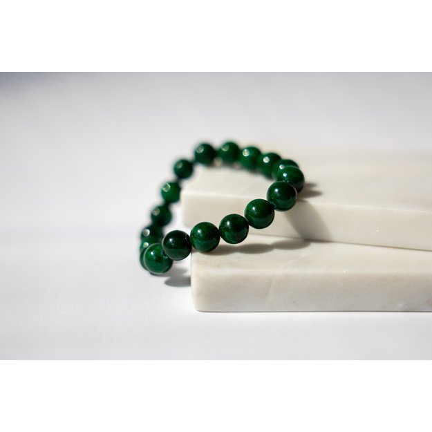 Žalio žadeito apyrankė 10mm 1