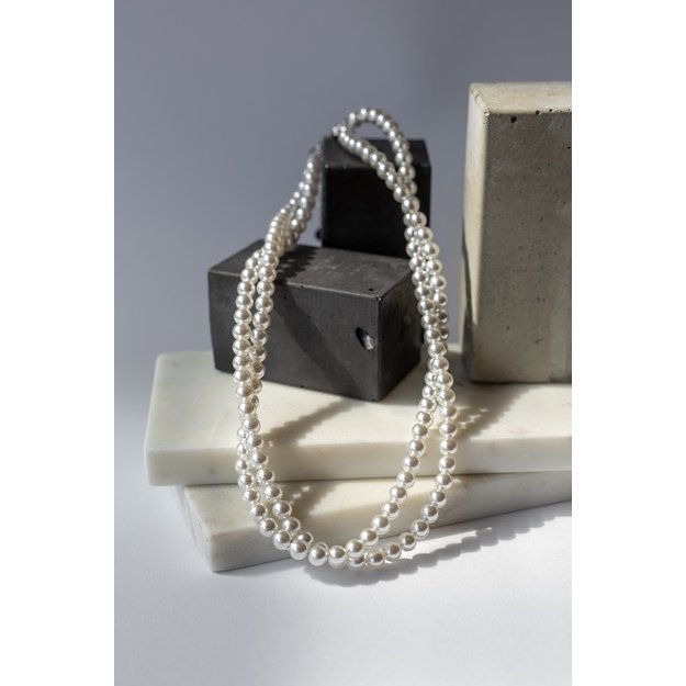 Perlų masės vėrinys ,,DUOPEARL" 1