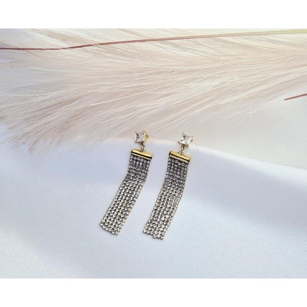 Auskarai su cirkoniais