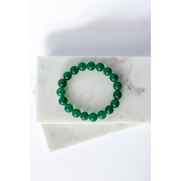 Žalia avantiurino apyrankė 10 mm 1