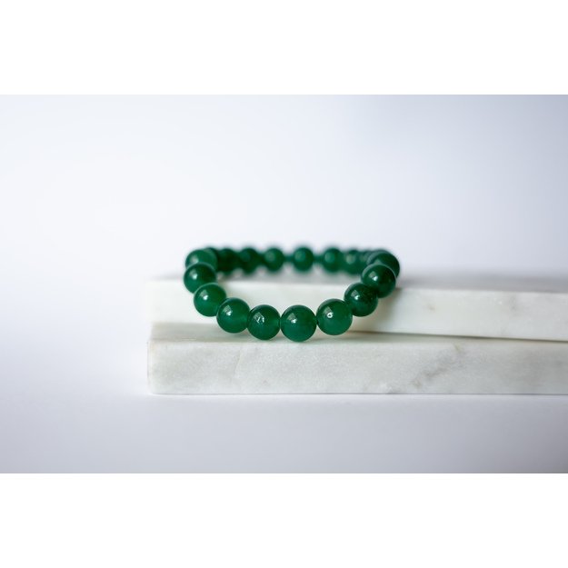 Žalia avantiurino apyrankė 10 mm