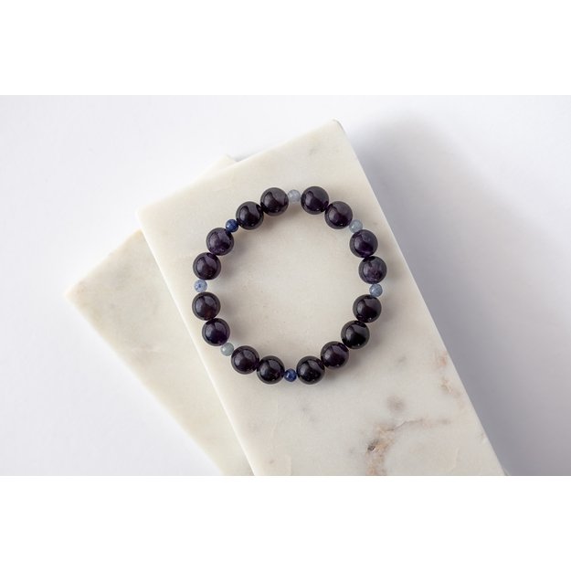 Apyrankė iš ametisto ir avantiurino akmenukų 1